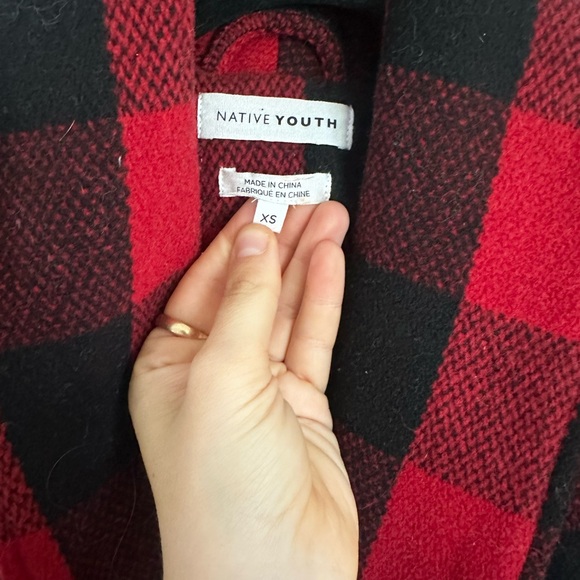 Native Youth Logger Check Plaid Jacket Size XS - Picture 5 of 7